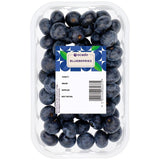 Ocado fresh blueberries 250g plastic punnet, imported from the UK
