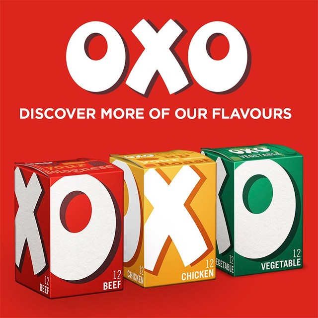 Oxo beef stock cubes 71g, imported from the UK