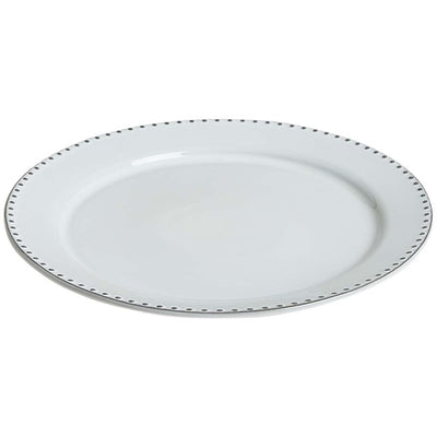 M&S Mia Grey Stoneware Dinner Plates 4 Pack