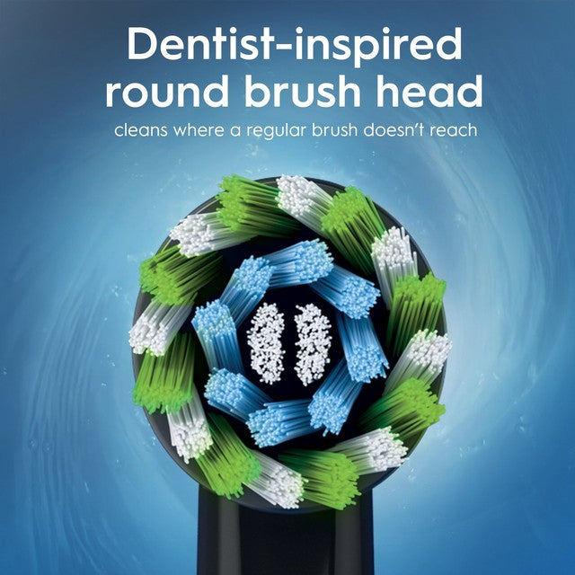 Oral-B Vitality Pro black lilac electric toothbrush duo pack, imported from the UK