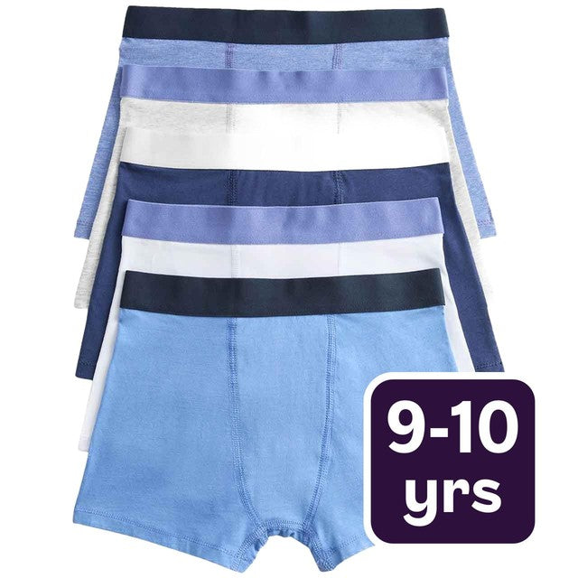 M&S blue nautical trunks blue mix 9-10 years, imported from the UK