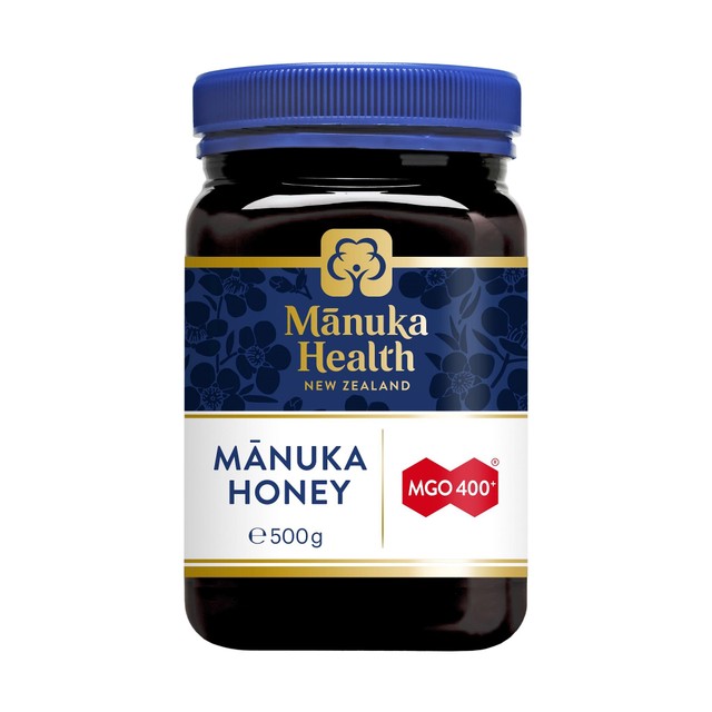 Manuka Health MGO 400+ Manuka Honey 500g, imported from the UK