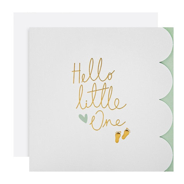 M&S new baby boy card 15cm x 15cm, imported from the UK