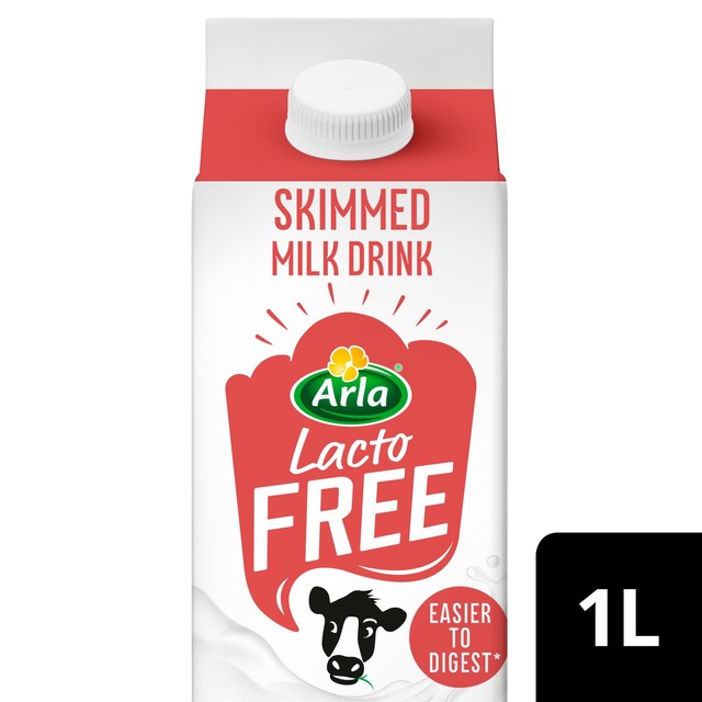 Lactofree Skimmed Lactose Free Milk Drink 1L, UK version