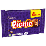 Cadbury Picnic chocolate bar 4 x 38g - British product