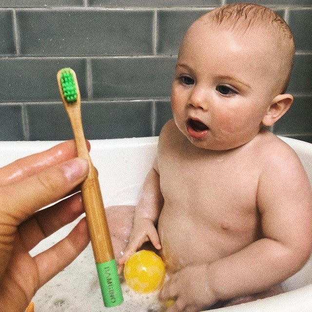 Bambino Green Kids Toothbrush - British product