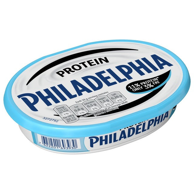 Philadelphia protein low fat cream cheese 165g, imported from the UK