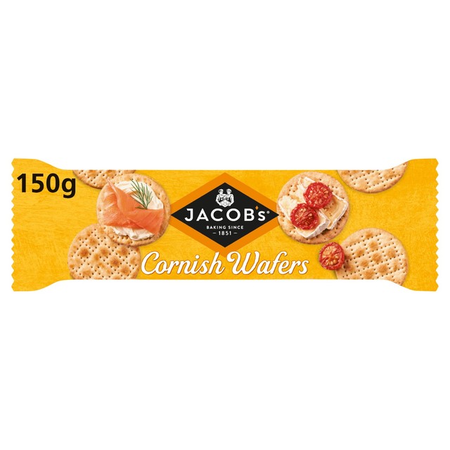 Jacob's Cornish Wafers crackers 150g, UK version