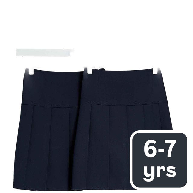 M&S pleated school skirt navy 6-7 years, imported from the UK