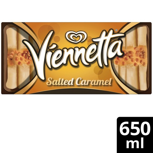 Viennetta salted caramel ice cream dessert 650ml (British brand)