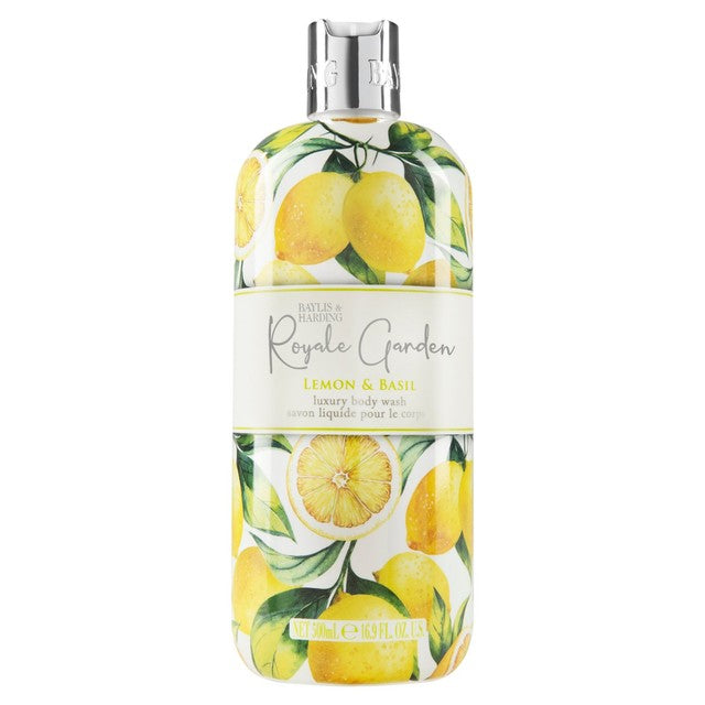 Baylis & Harding Royale Garden Lemon & Basil body wash 500ml - British product