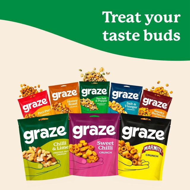 Graze Smoky BBQ Crunch Corn Snack Multipack 5 pack, UK version