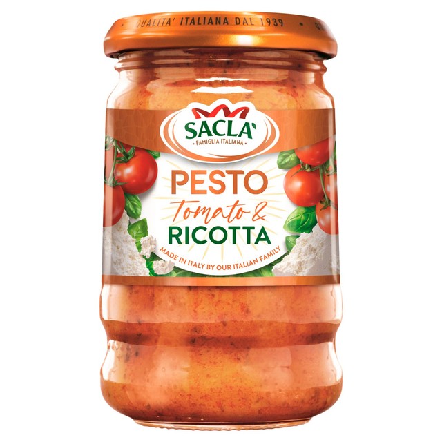 Sacla Tomato & Ricotta Pesto 190g (British brand)