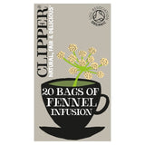 Clipper organic fennel tea bags 20 pack - British product