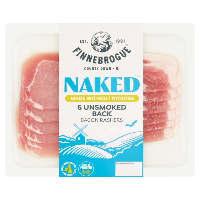 Finnebrogue unsmoked back bacon 200g - British product