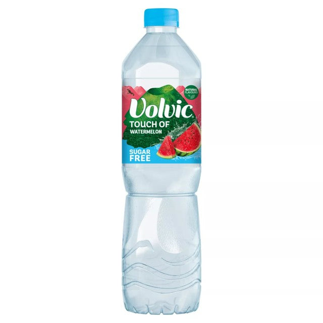 Volvic watermelon sugar free flavoured water 1.5L (British brand)