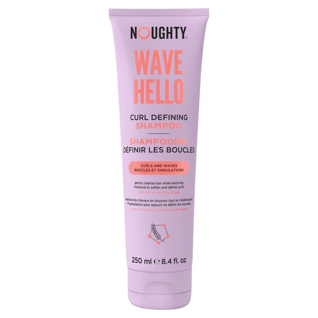 Noughty Wave Hello Curl Defining Shampoo 250ml, imported from the UK