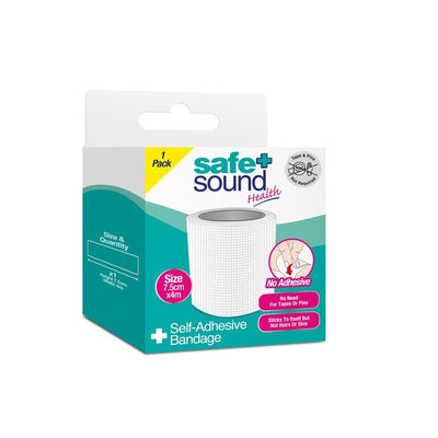 Safe & Sound Self Adhesive Support Bandage 7.5cm x 4m