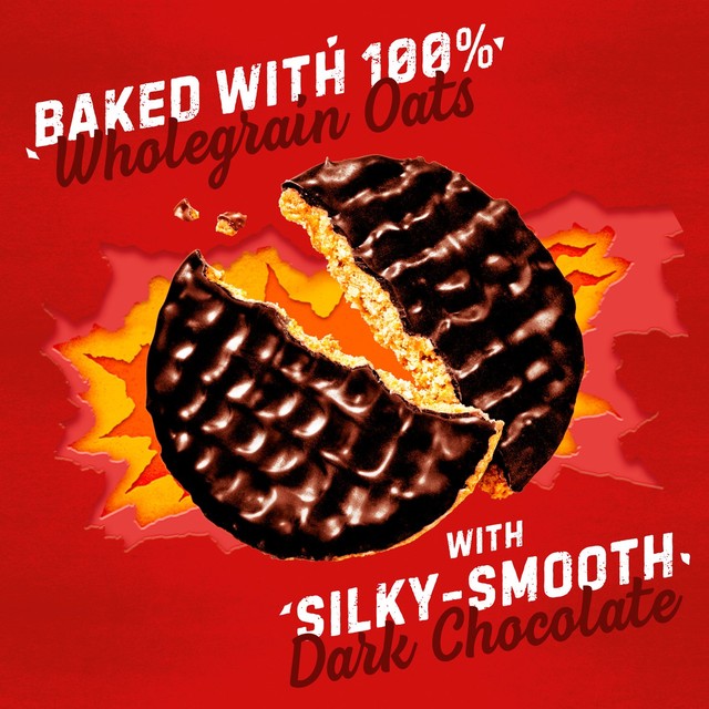 Mcvitie's dark chocolate oaty biscuits 262g, imported from the UK
