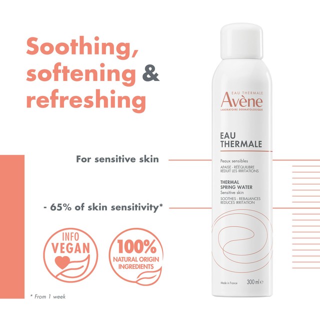 Avène Thermal Spring Water Spray for Sensitive Skin 300ml - British product