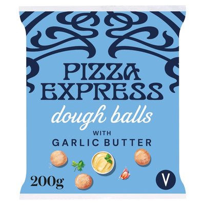 Pizza Express Part-Baked Dough Balls with Garlic Butter Dip 200g