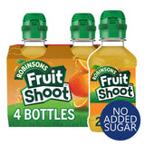 Fruit Shoot Orange No Added Sugar squash 4 x 200ml - British product