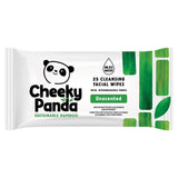 The Cheeky Panda facial wipes unscented 25 pack (British brand)