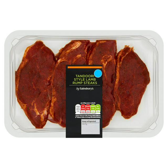 Tandoori-Spiced Lamb Rump Steaks 300g
