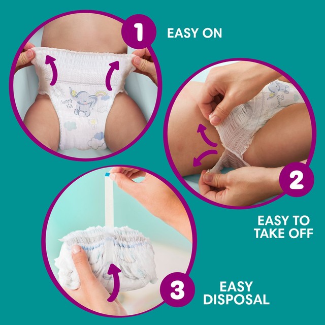 Pampers Nappy Pants Premium Protection 3, imported from the UK