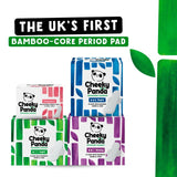 The Cheeky Panda bamboo period pads light 240mm 15 pack (British brand)