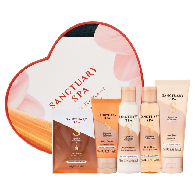 Sanctuary Spa Lost In The Moment Heart gift set (British brand)