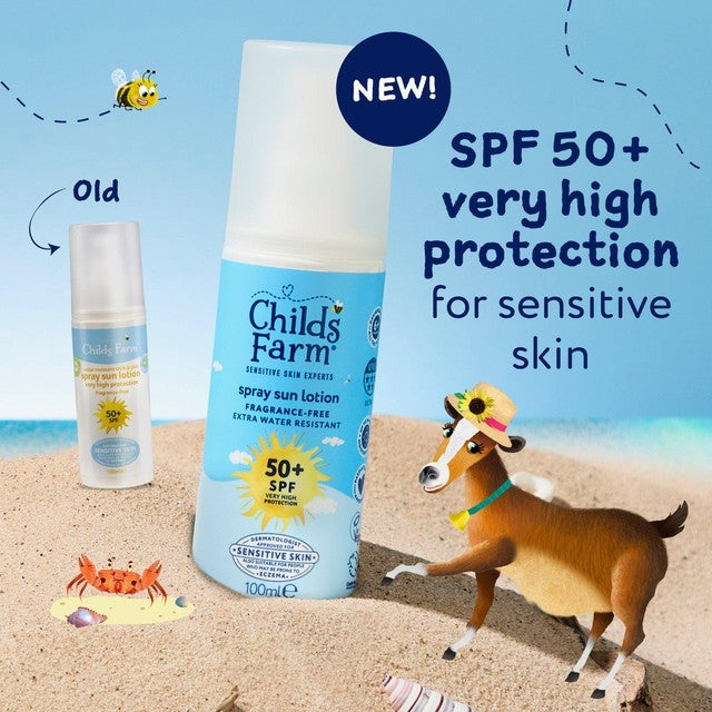 Childs Farm SPF 50+ Sun Spray 100ml - British product