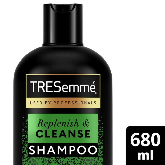 TRESemme Replenish & Cleanse Shampoo for Greasy Hair 680ml (British brand)