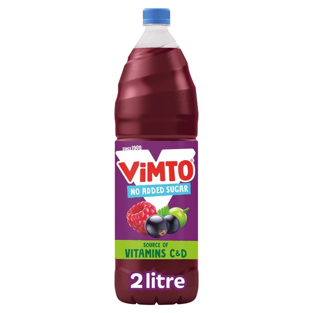 Vimto no added sugar squash 2L (British brand)