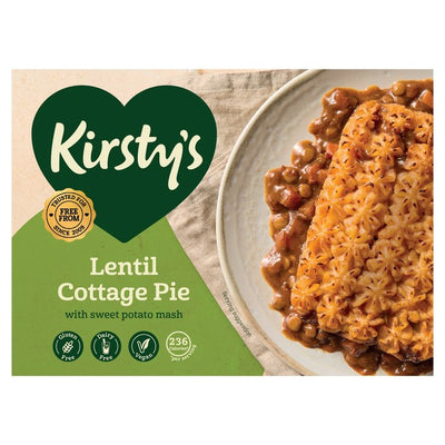 Kirstys Lentil Cottage Pie Vegetarian Ready Meal 400g