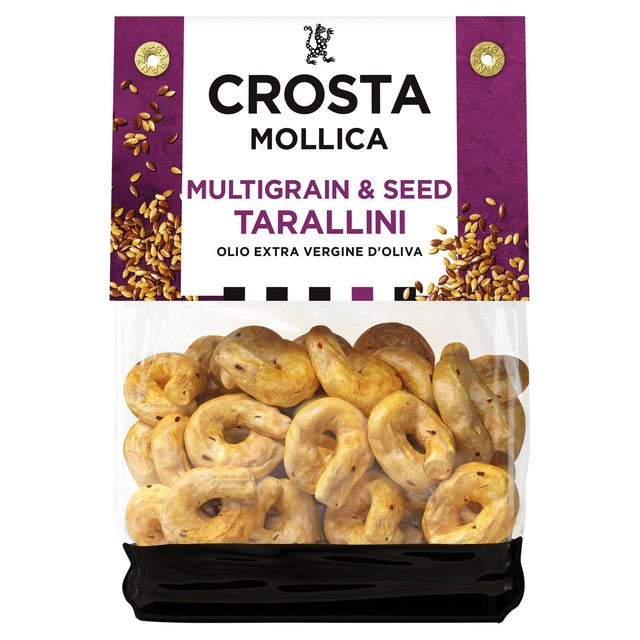 Crosta & Mollica Multigrain & Seeds Tarallini 170g - British product