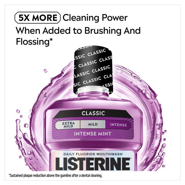 Listerine Total Care Intense Mint Classic Mouthwash 1L, UK version