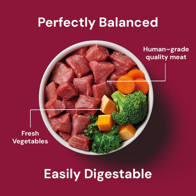 Nutriment Beef Formula Raw Dog Food 500g, imported from the UK