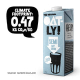 Oatly semi long life oat drink 1L, imported from the UK