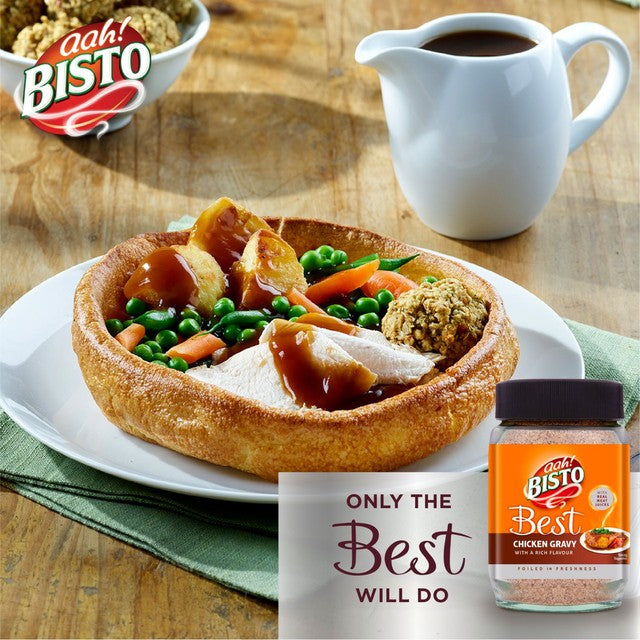 Bisto Best chicken gravy granules 390g jar - British product