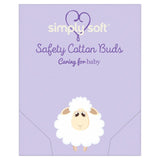 Simply Soft baby safety cotton buds pack of 50 (British brand)