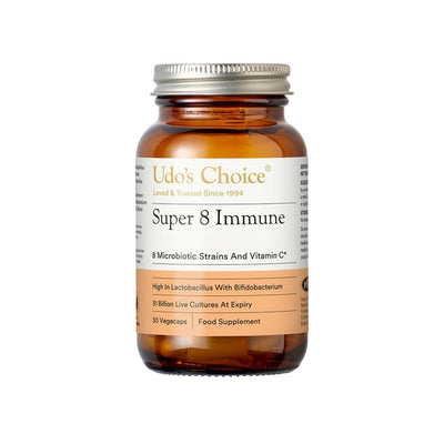 Udo's Choice Super 8 Probiotic Supplement 30 Capsules