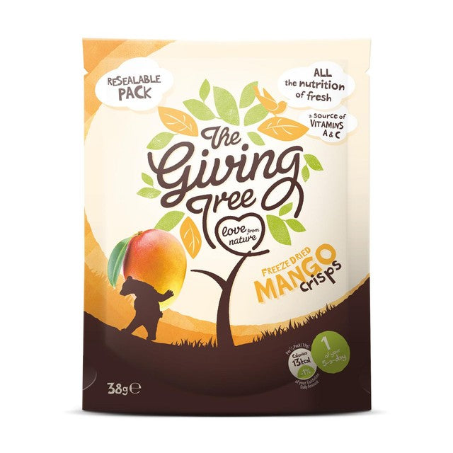 Giving Tree Freeze Dried Mango Crisps 38g, UK version
