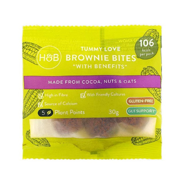 Holland & Barrett Brownie Bites with Benefits 30g, UK version