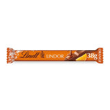 Lindt chocolate bar milk orange 38g, UK version
