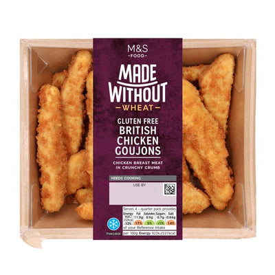 M&S British Chicken Goujons Glutenfri 420g