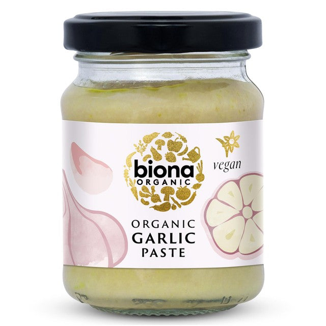 Biona Organic Garlic Paste 130g - British product