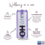 OHMG sparkling magnesium water variety pack 4 x 330ml, imported from the UK