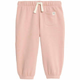 M&S pink joggers for girls aged 3-6 months, imported from the UK