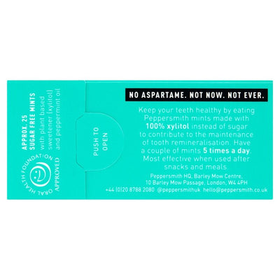 Peppersmith Sukkerfri Peppermynte Tannpastiller 15g